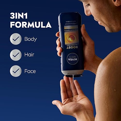 Vista 32 de Jabón corporal Nivea para hombres, 16.9 onzas (paquete de 3), paquete de de 3
