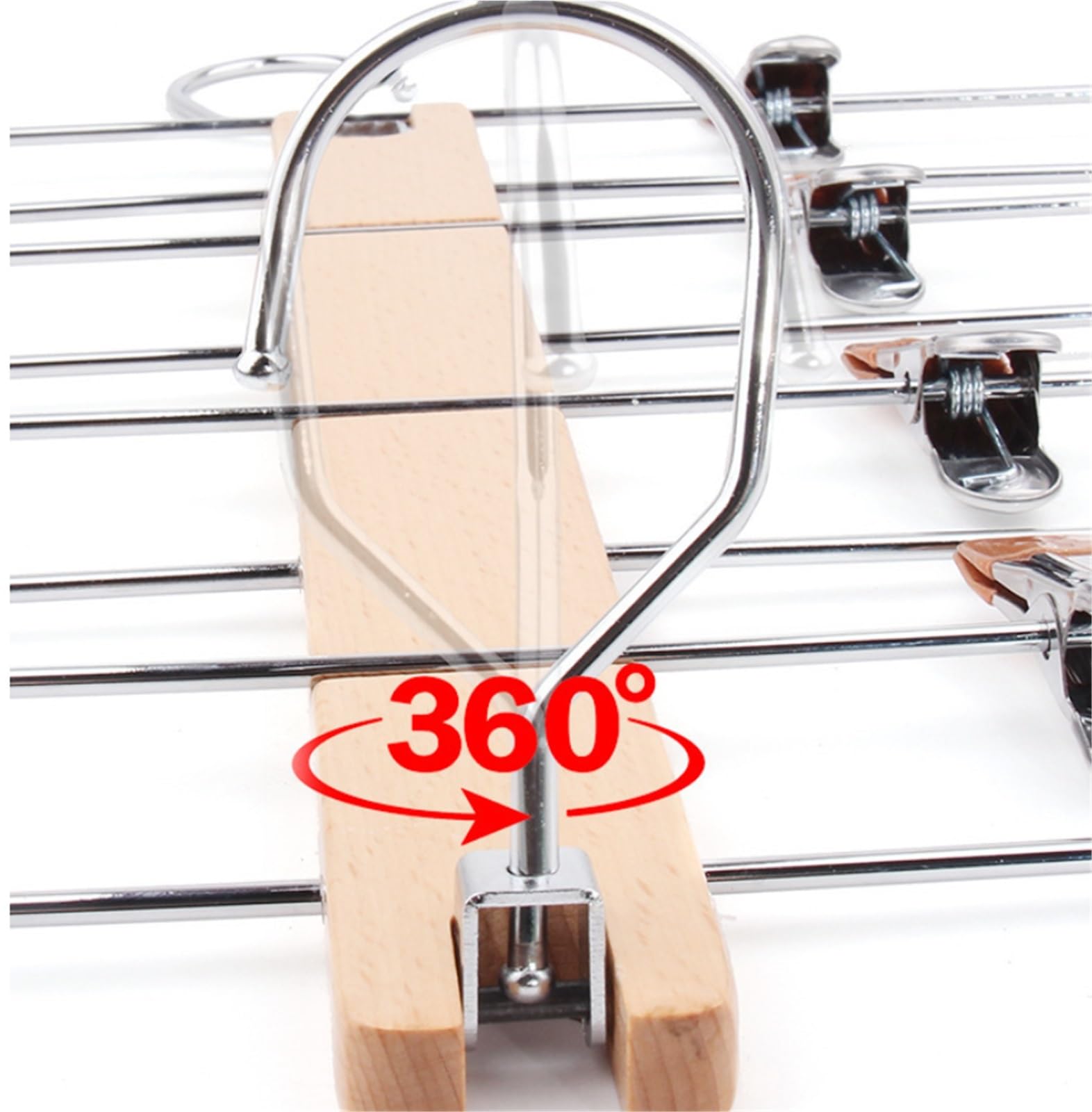 Perchas Armario Vestidor Percha Que Ahorra Espacio con Clips Y Ganchos Giratorios De 360° Duraderas Ahorra Espacio