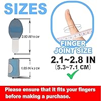 Vista 2 de 5 Piezas de Férulas para Dedo Gatillo: Kit de 5 Férulas de Dedo con Correa Individual, Soporte y Engaste para Dedo, Enderezador de Dedos para Dedo 5
