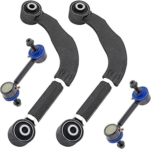 Miniatura 47 de Detroit Axle - Kit de 4 brazos de control delanteros para Chrysler 300 Dodge Challenger Charger Magnum, 2 brazos de control delantero inferiores con