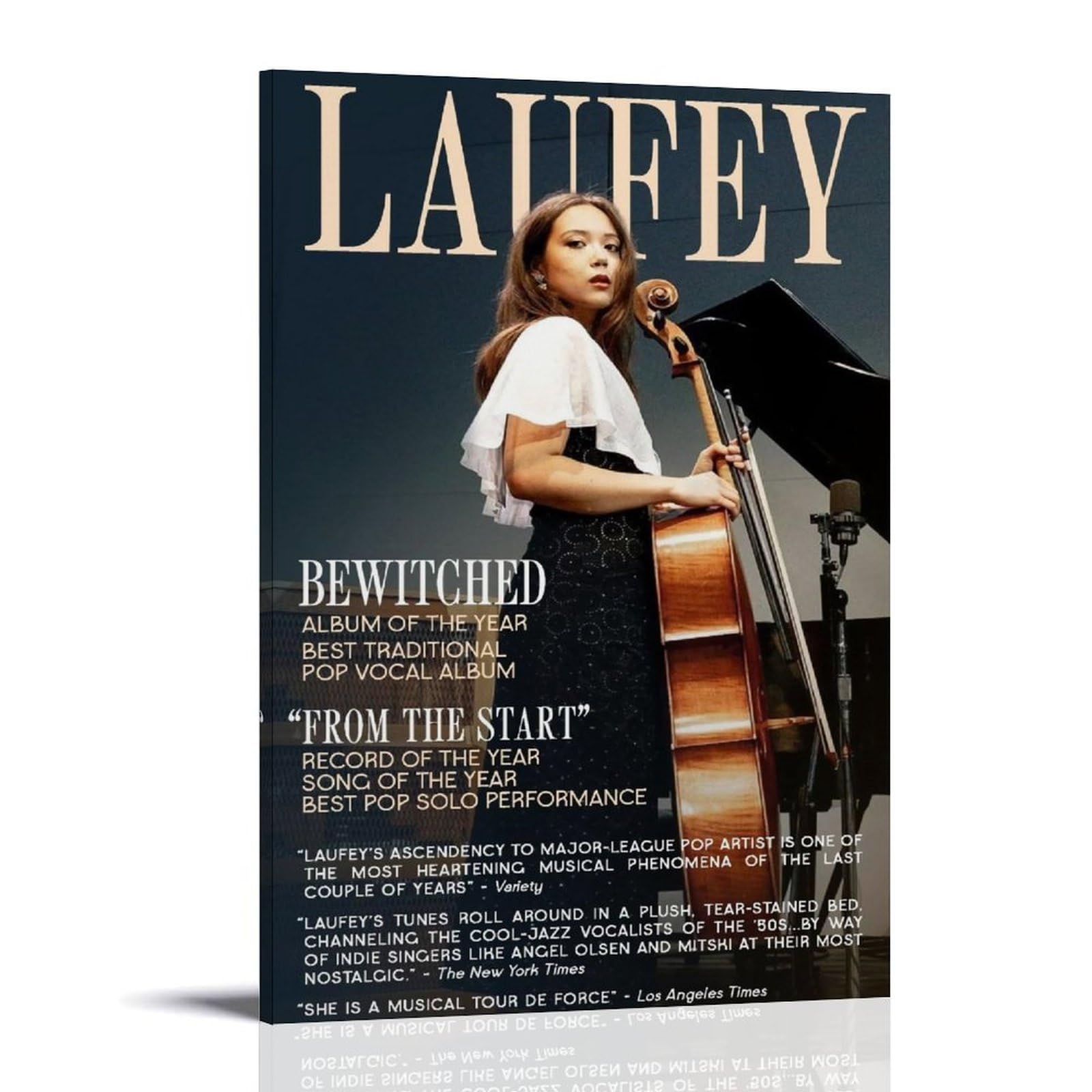 TEsayLaufey Singer Poster 2023 Music Canvas Art Poster And Wall Art Hanging Decor for Modern Family Corridor Posters 12x18inch(30x45cm)