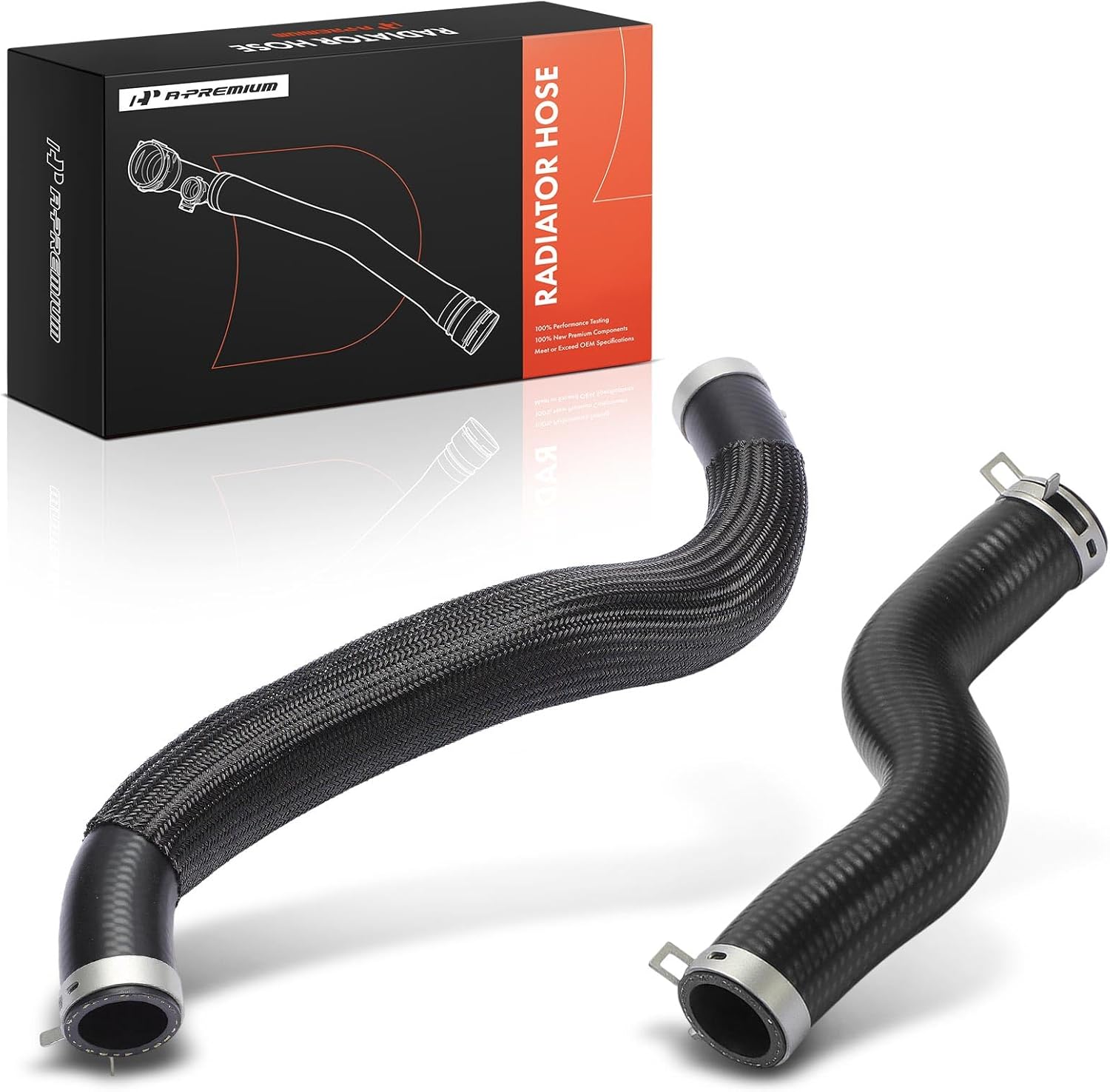 A-Premium 2-Pack Upper and Lower Engine Radiator Coolant Hose Compatible with Nissan Altima 2002-2006, Maxima 2004-2008, V6 3.5L