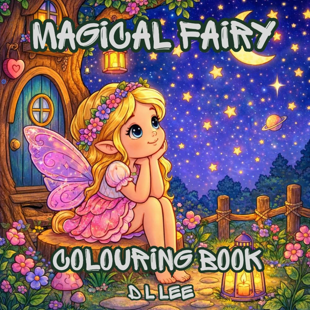 Magical Fairy: Colouring Book