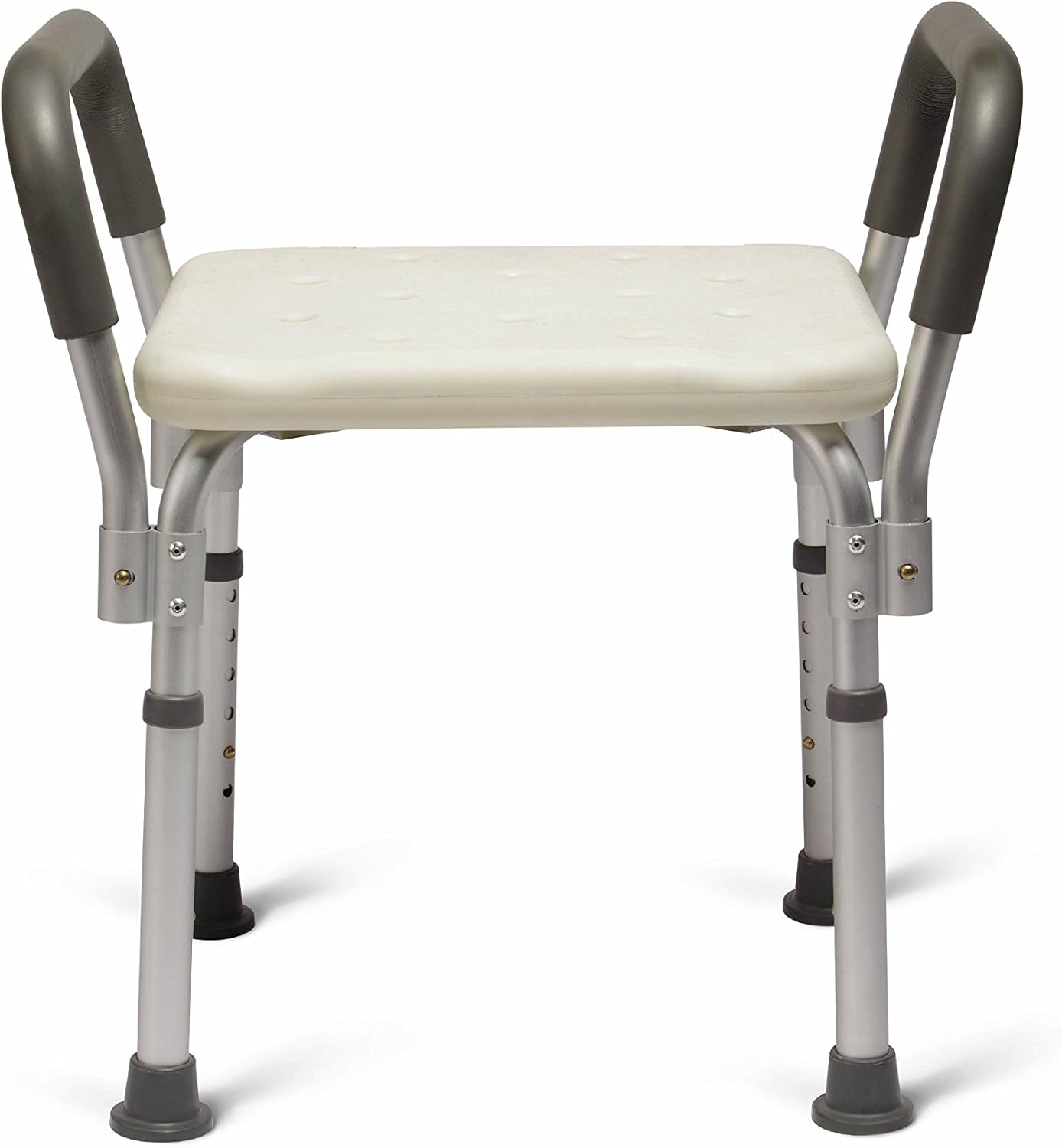 Medline Bath Bench Shower Seat with Padded Armrests, Ideal
