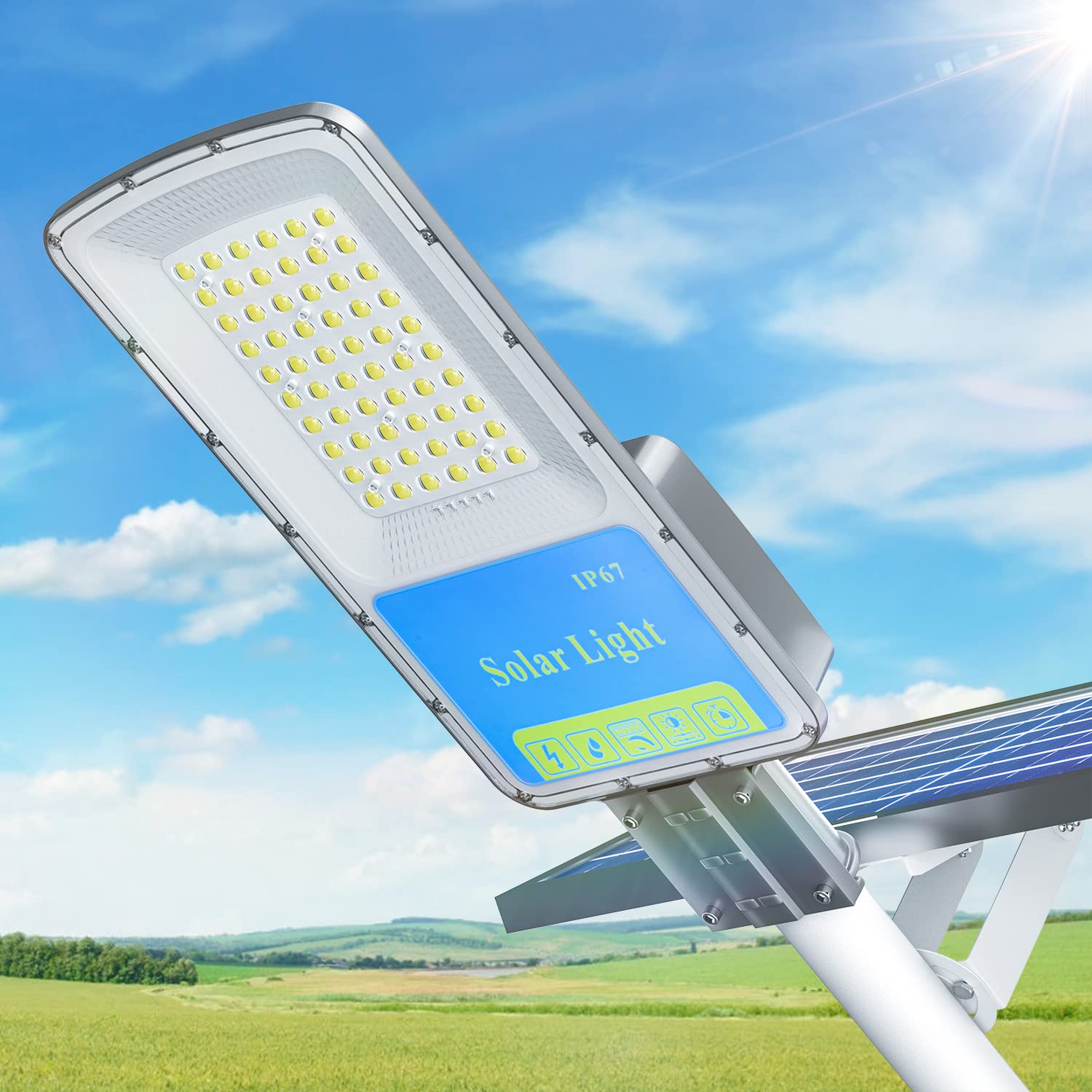400W LED Street Light Fixture, IP65 Commercial Parking Lot Light - View #7