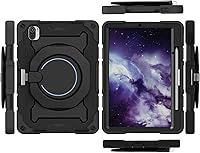 Vista 3 de Funda para Xiaomi Pad 5 de 11.0 pulgadas, PC + silicona de 3 capas Combo Armor Heavy Duty Cubierta a prueba de golpes para Xiaomi Pad 5 Pro 5G