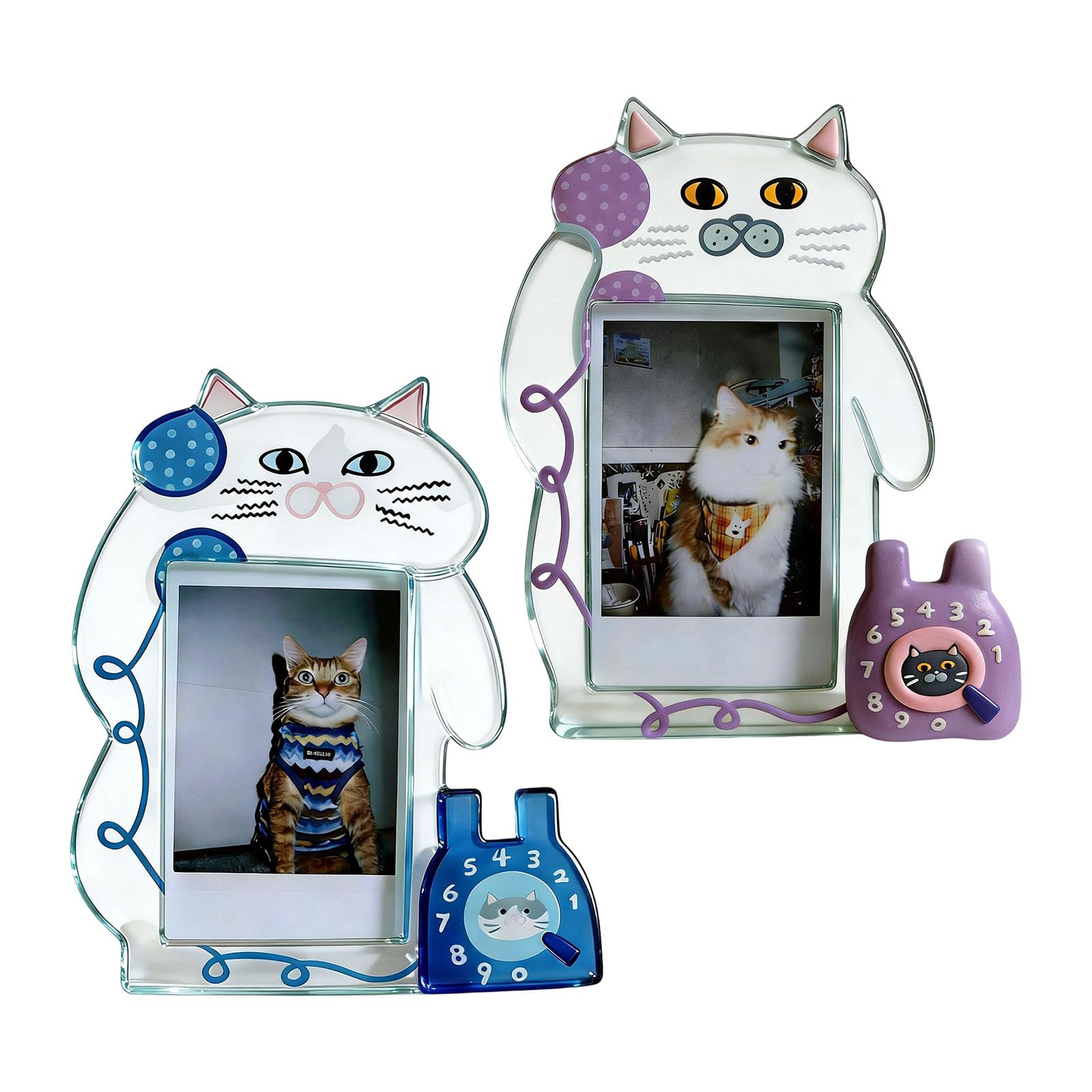 Pet Photo Frame Acrylic Photo Frame Pictures Display Frames Collection Desk Decoration Ornament Home Offices Decors Clear Acrylic Picture Frames