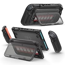 Spigen Cover Snap Switch con Slot per Schede di Gioco Compatibile con Nintendo Switch 2 2025 – Nero