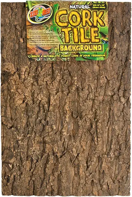 Zoo Med Natural Cork Tile Terrarium Background Panel 30x45cm