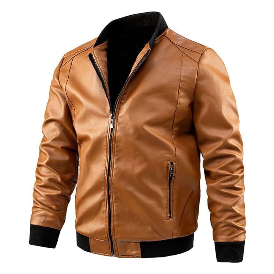Amazon.com: VSOLS Men's Leather Jackets Motorcycle 6XL 7XL