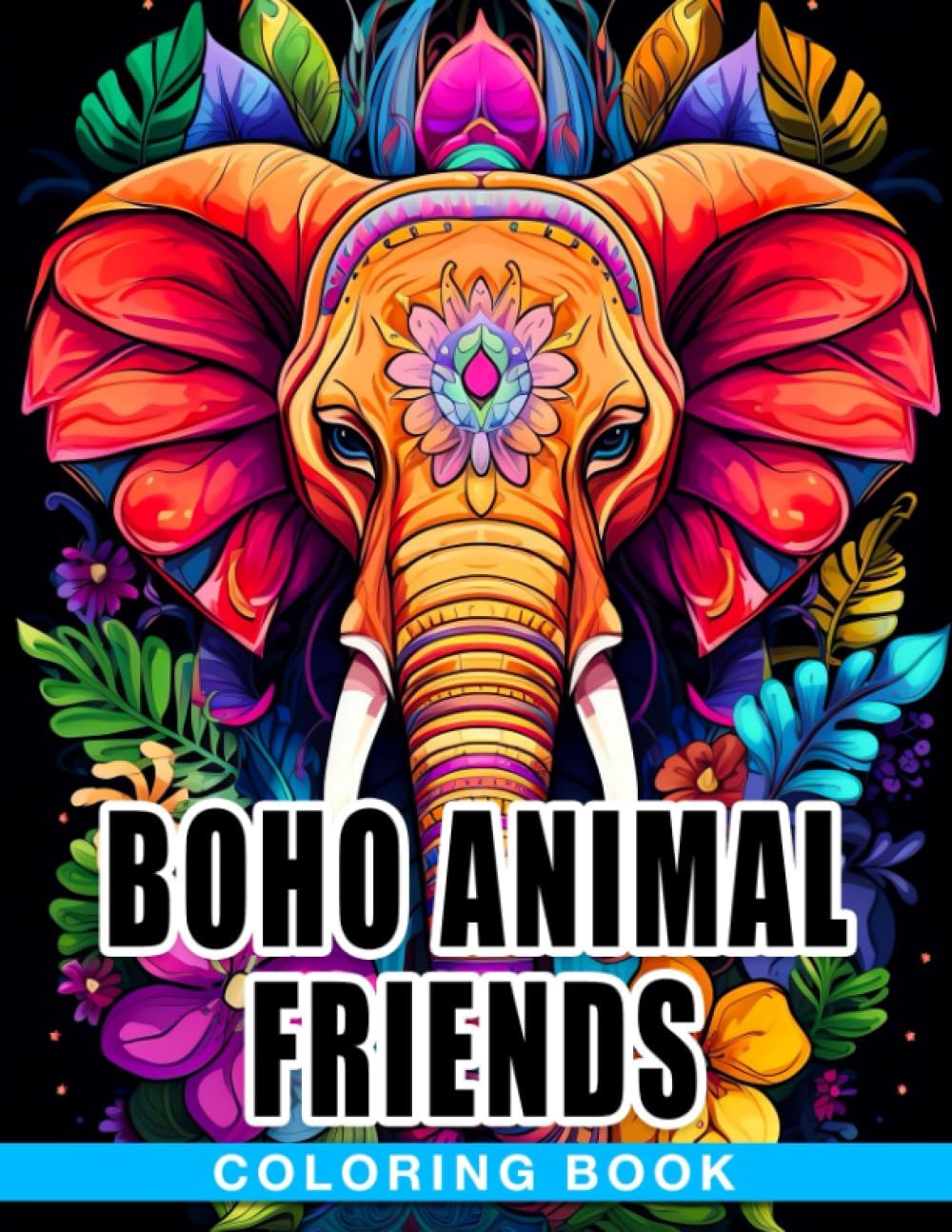 Boho Animal Friends: Introduce Young Children to the Artistic World of Boho Designs - Ideal for Ages 3-5