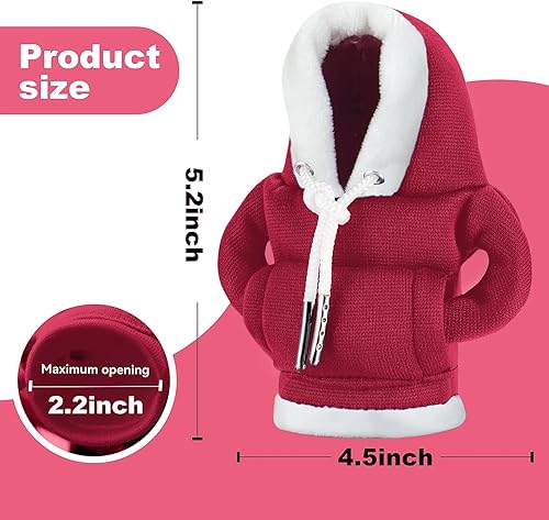 Miniatura 3 de Funda con capucha para cambio de marchas, sudadera universal con perilla de palanca de cambios para automóvil, mini accesorios y decoraciones para