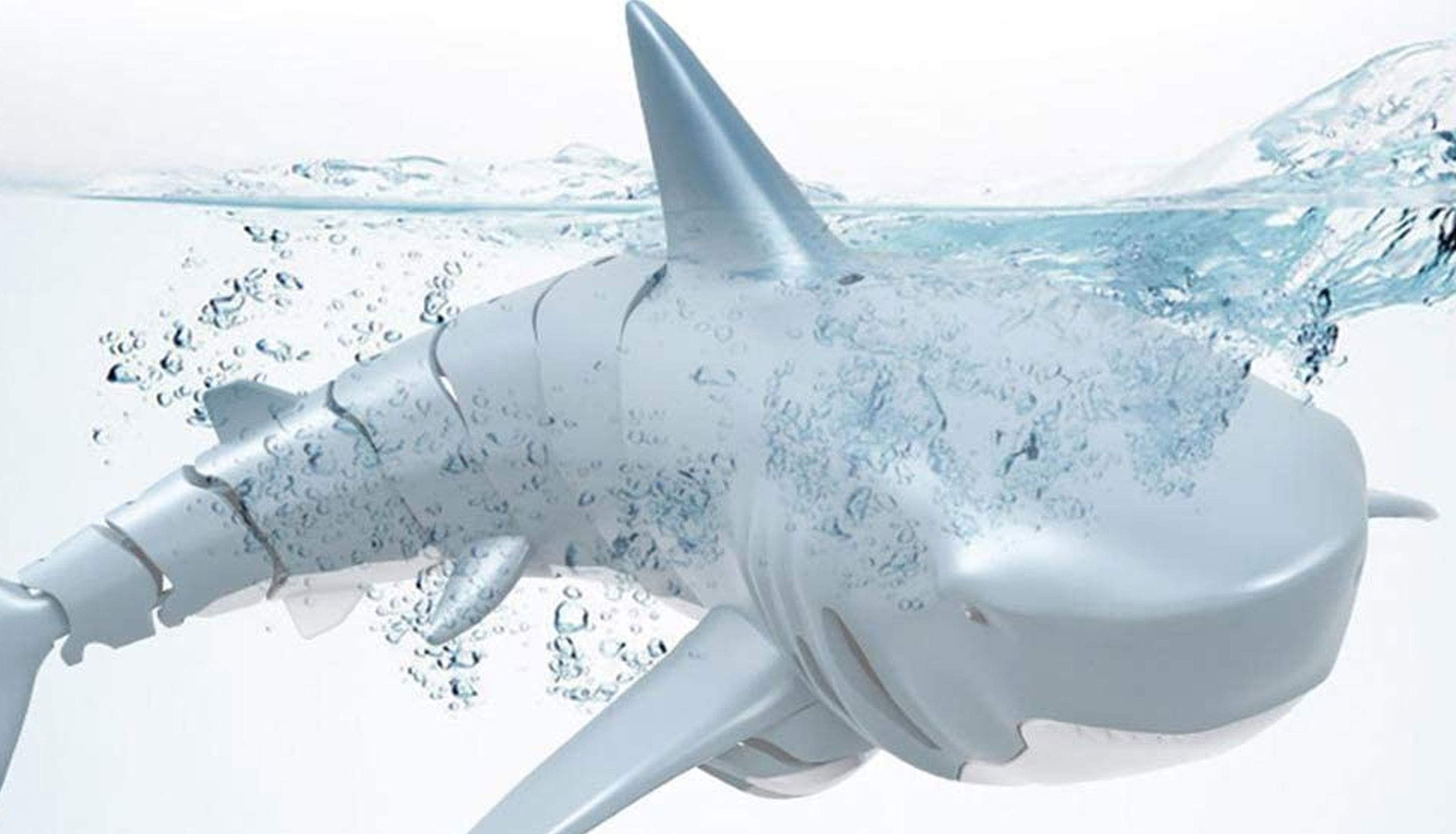 Amewi 26087 Sharky Le Requin Bleu 4 canaux 2,4 GHz