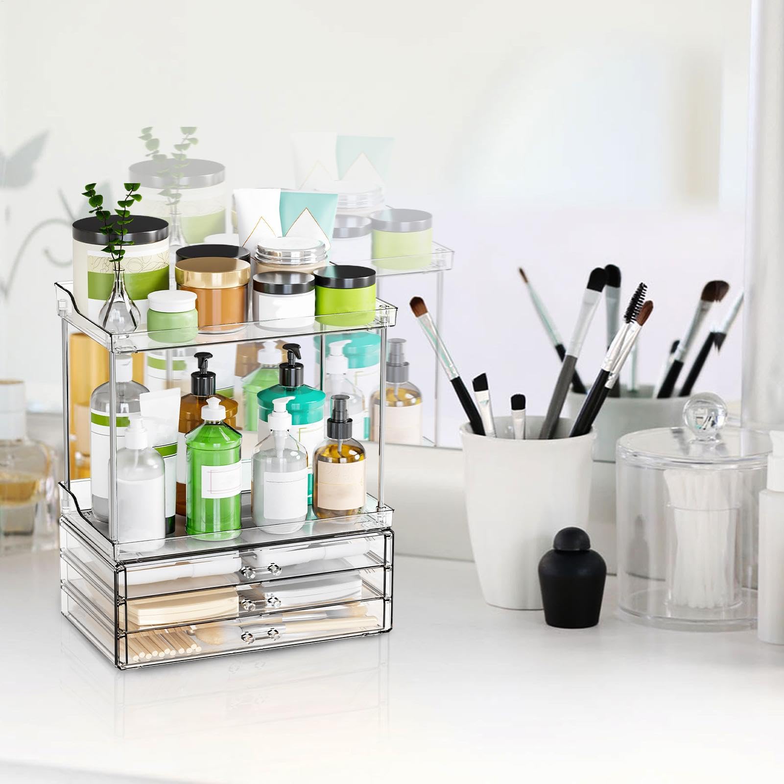 Make-up-Organizer mit Schubladen