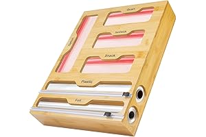 6-IN-1 Plastic Bag and Tin Foil Organizer