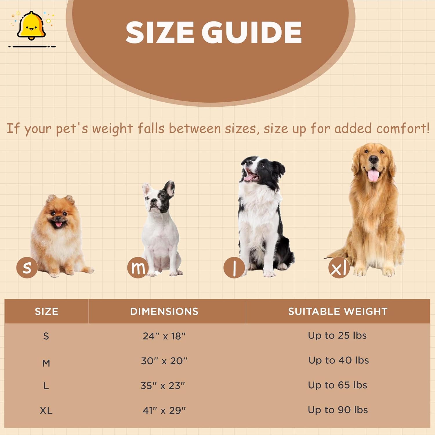 2 Pack Self Heating Cat Mat for Small Animals, Self Warming Pet Bed, Indoor Pet Warmer for Cat Houses/Rabbit Hutches/Chick Brooders in Extreme WeatherBrown,76x51cm/30x20in