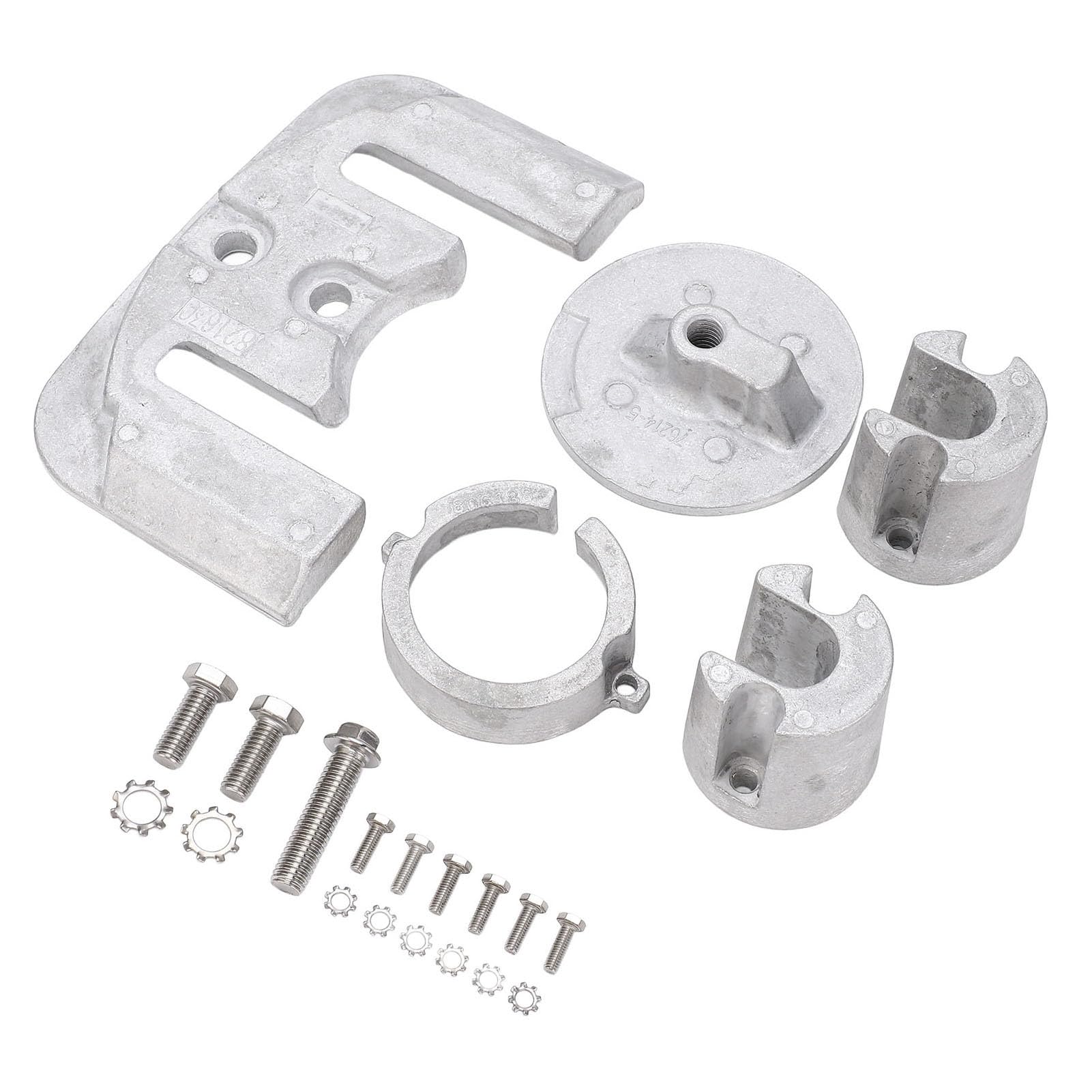 Akozon Kit de ánodo de Aluminio, Juego de Barco Marino de Protección óptima para MerCruiser Bravo 1, 22 Unidades de Popa