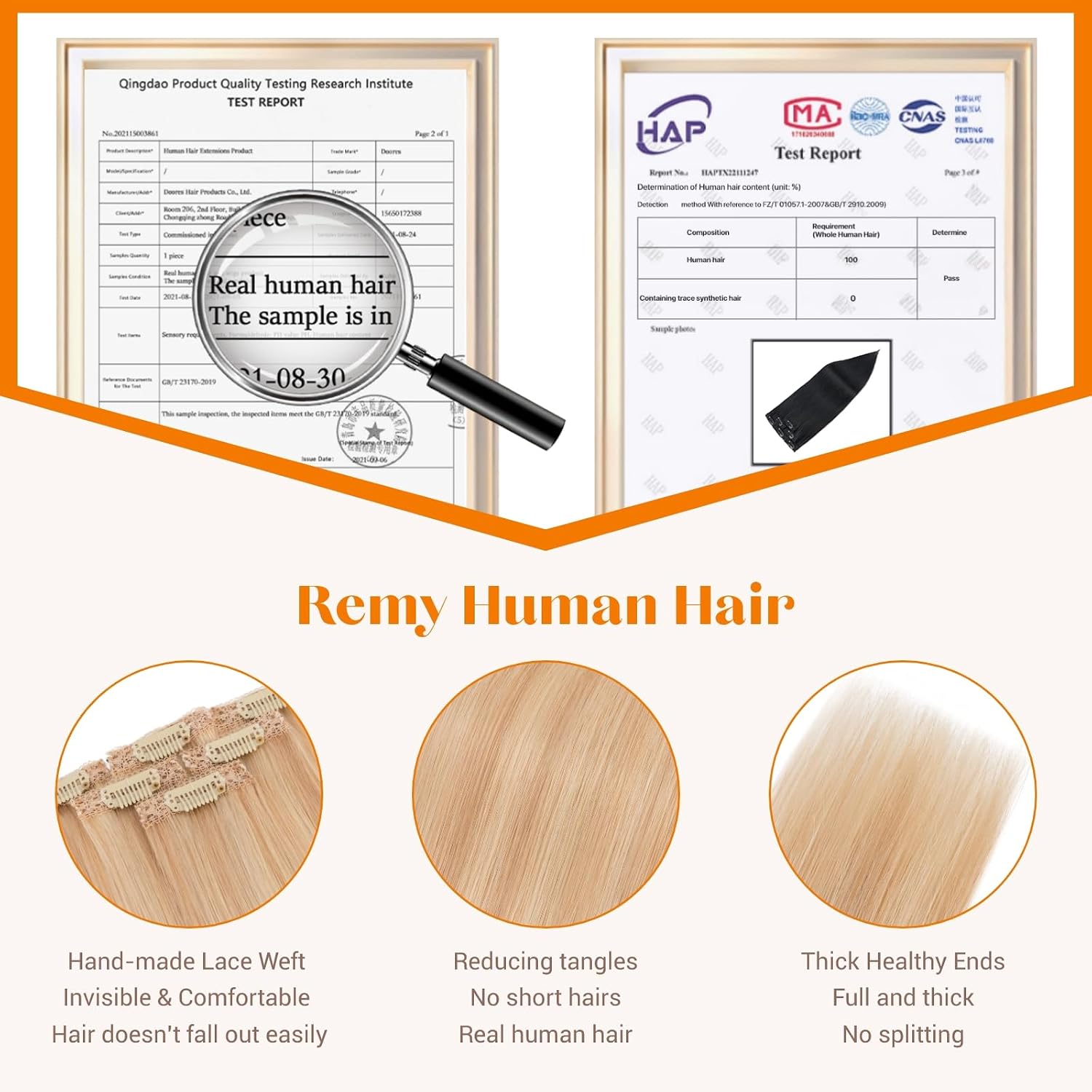 6PCS Clip in Hair Extensions Real Human Hair Short Clip in Extensions for Women Short Straight Hairpieces to Add Volume and Highlights 18 Inch Ash Blonde & Bleach Blonde