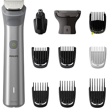 Philips Body Trimmer All-in-One Trimmer Kit 5000 Series Body Shaver (11 in 1*All-in-One Trimmer Kit for Body, Face, Hair) MG5