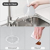 Vista 176 de Faux Leather Placemats and Coasters Set of 2, Round Leather for Dinner Table Mats Heat Resistant Non-Slip Washable Insulation Coffee Mats Kitchen