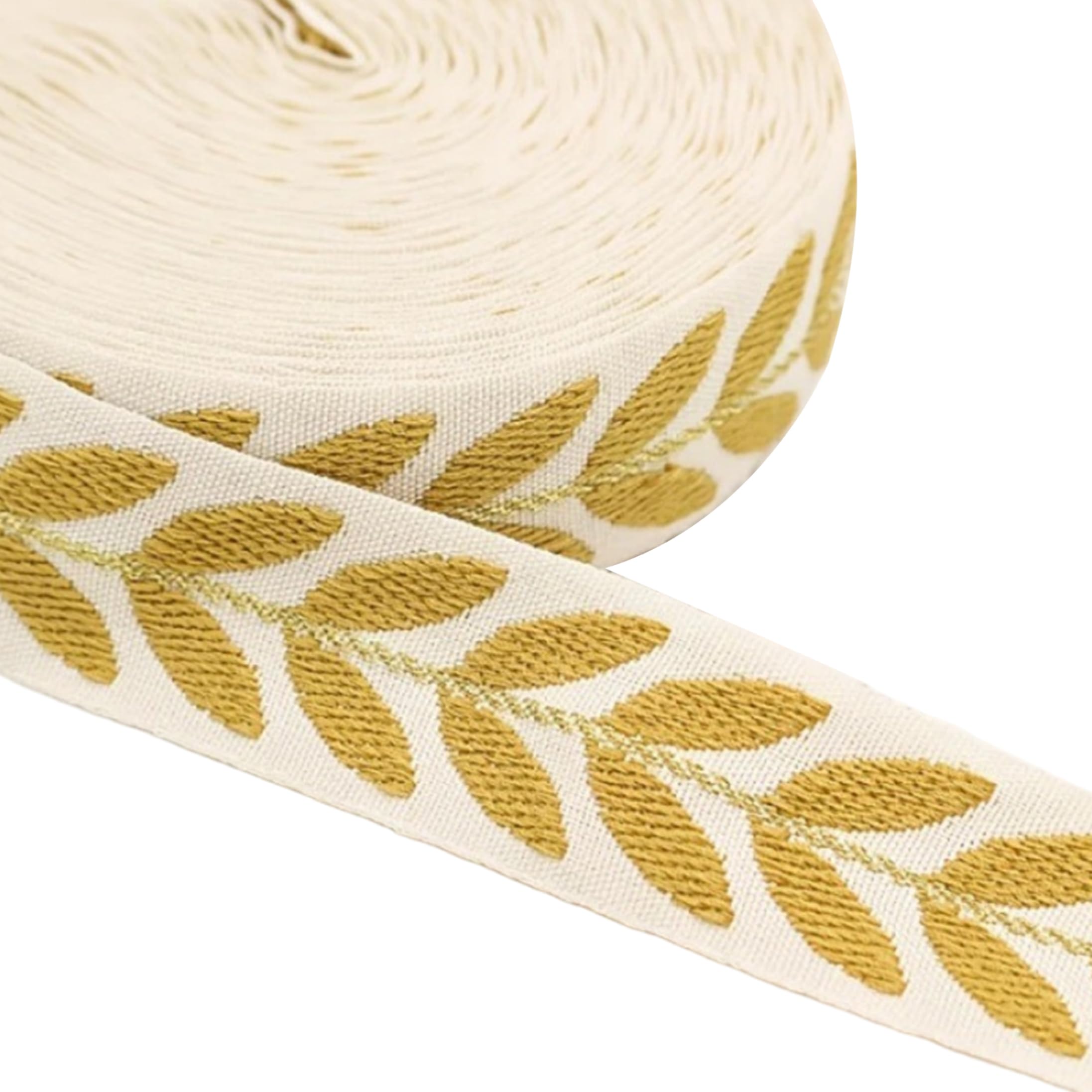 Ruban jacquard de feuilles brodées pour réparer et customiser vos vêtements