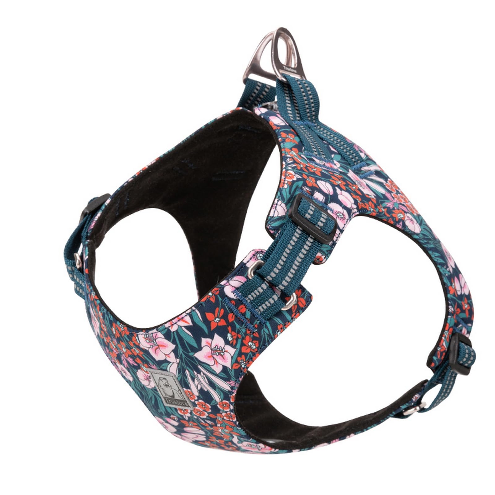 Truelove Pet Harness Floral Floral Doggy Harness Dog Vest Type Dog Walking Chain Small Medium Puppy Cat Printed Cotton TLH1912
