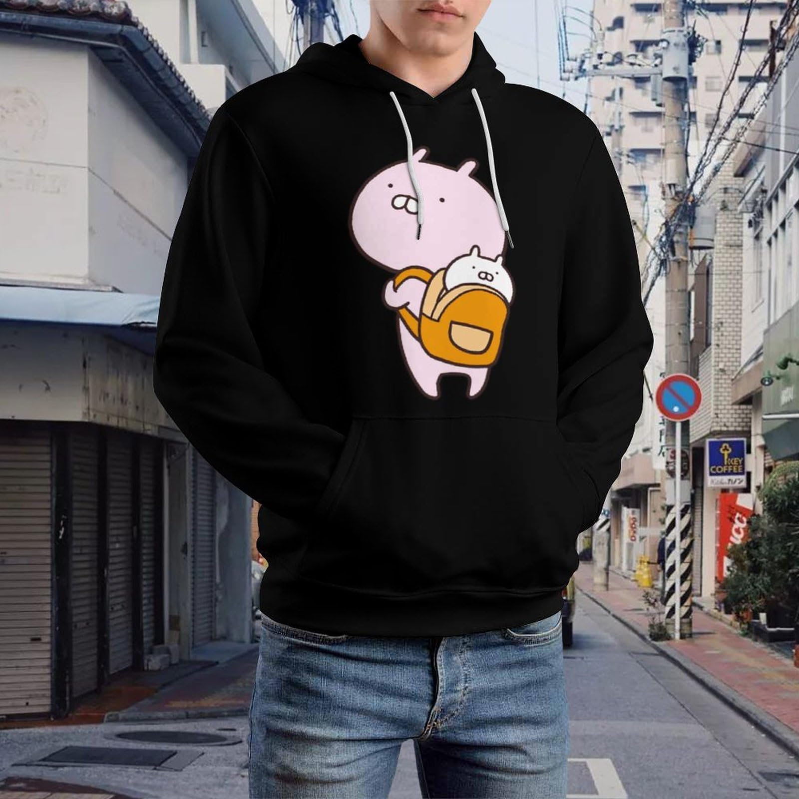 Amazon.co.jp: パーカー プルオーバー 秋服 うさ まる スウェット 