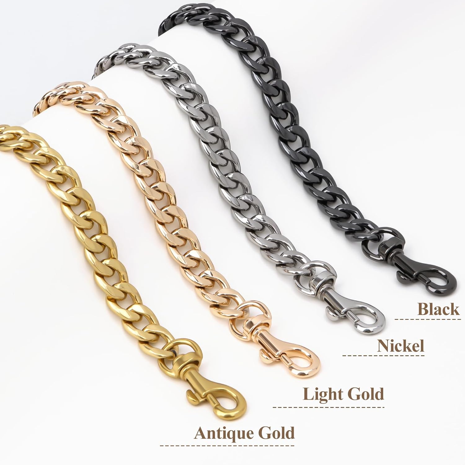 Purse Chain Medium Size Metal Bag Strap Extender Charm Replacement