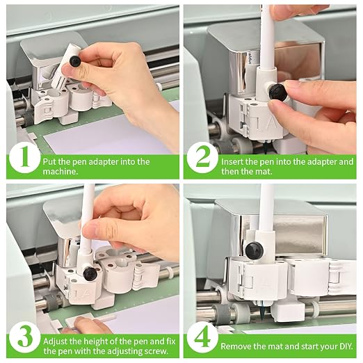 Adaptador de bolígrafo compatible con Cricut Explore miniatura 5
