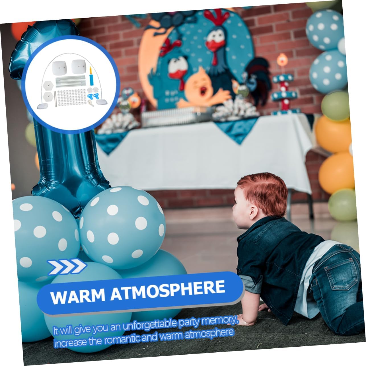 Balloon Arch Stand Kit 15 Section Fiber Pole Water Balloon Kit for Party Decorations