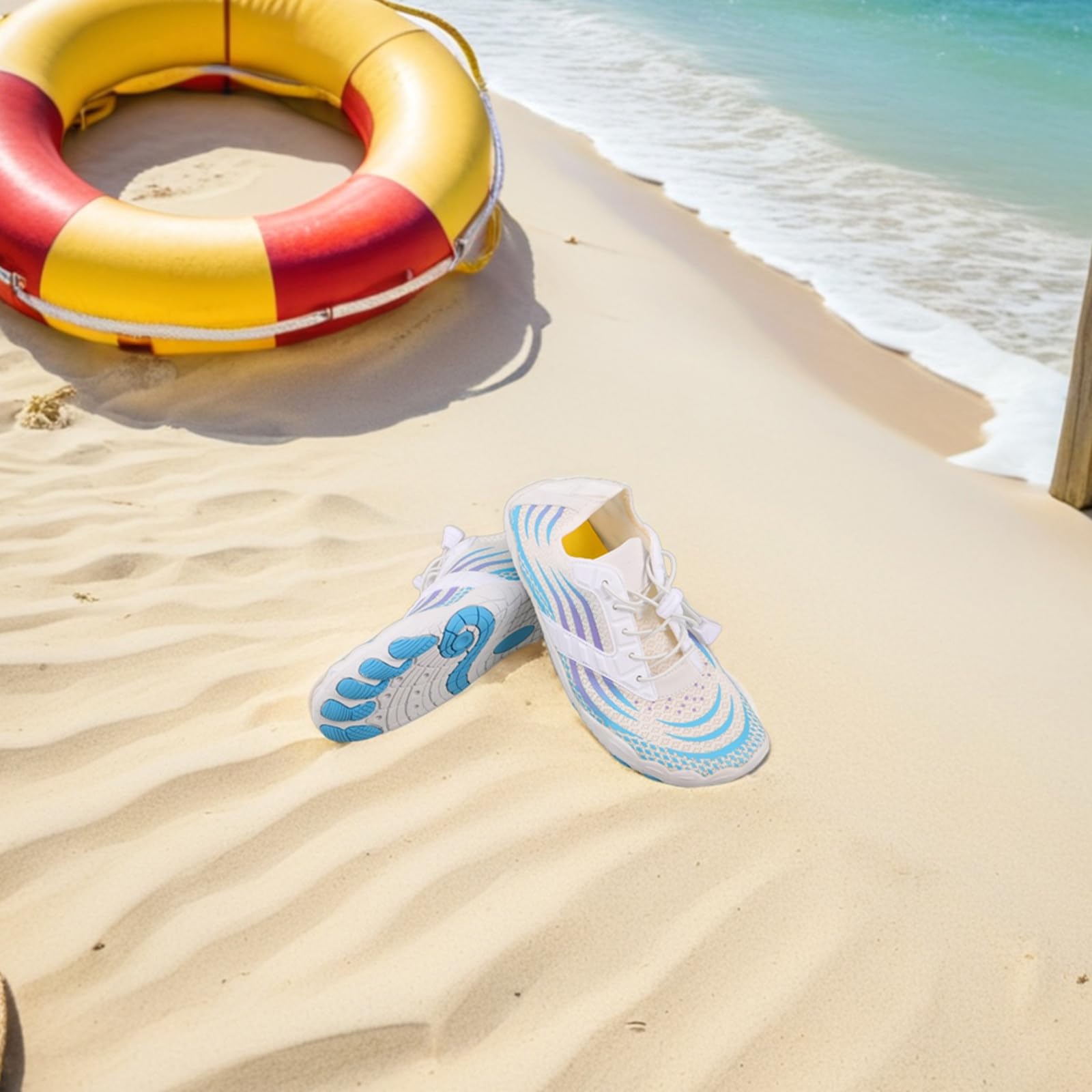 Gatuida 1 Paar Wasserschuhe für Strandspaziergang: Schnell trocknende Aqua-Schuhe – Barfuß Pool-Socken, atmungsaktiv – Outdoor-Reiseschuhe zum Surfen, Schwimmen und Tauchen, Größe 39