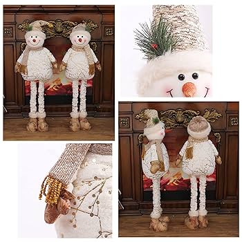クリスマス☆雪だるま&ハリネズミ Amazon.co.jp: クリスマス 人形 雪だるま 足長 立ち 75cm