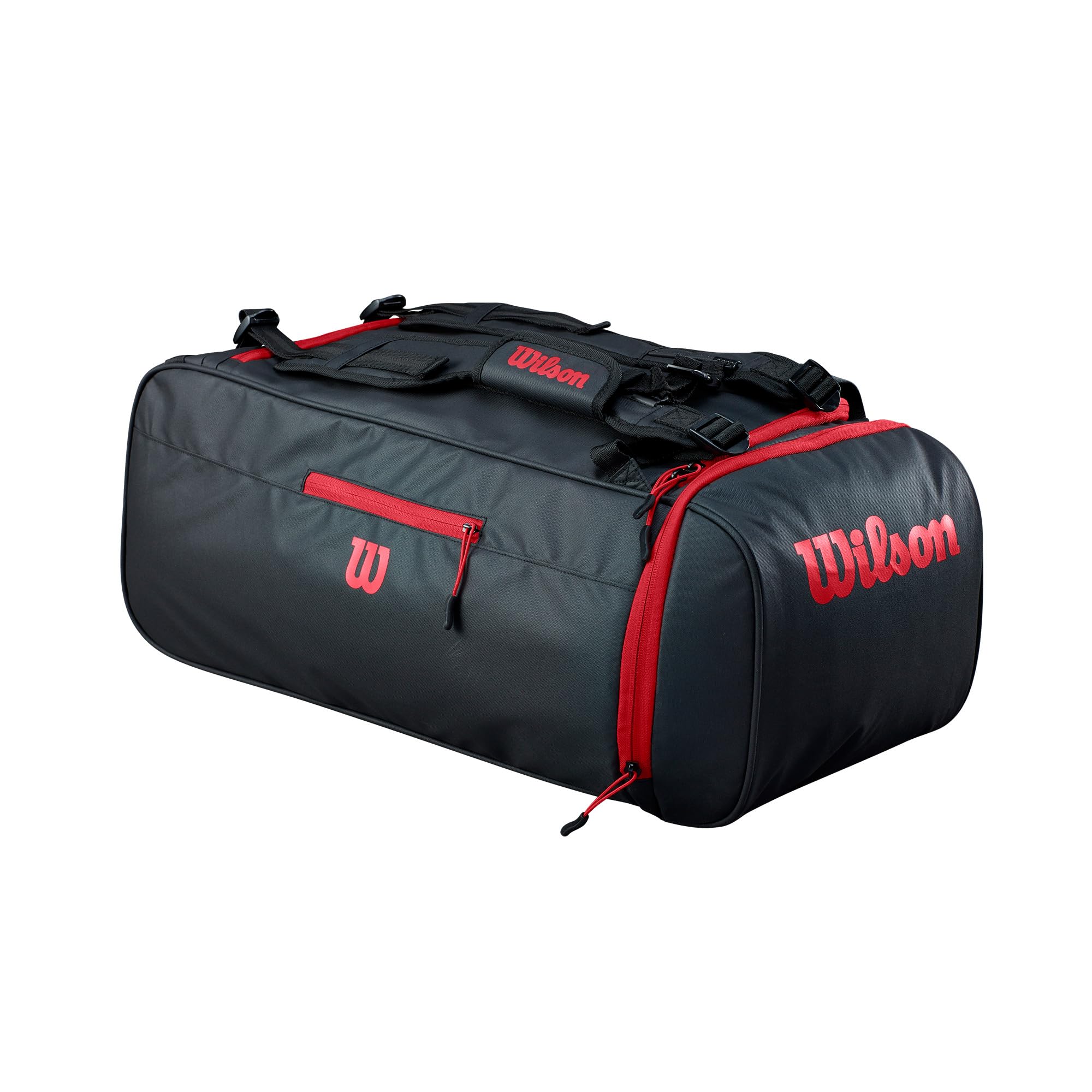 Amazon | Wilson ダッフルバッグ ブラック/レッド | Wilson(ウイルソン