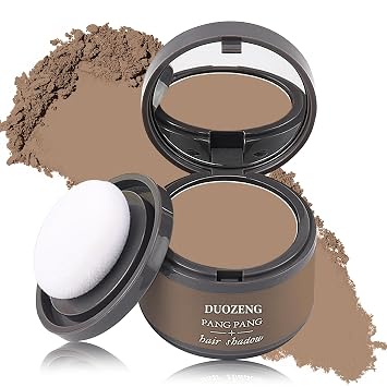 Hairline Powder Root Touch Up Hair Powder,Hairline Shadow Root Cover Up Hair Toppers for Women & Men,Hairline Shadow Powder Stick Hair Root Touch Up for Thinning Hair 17#
