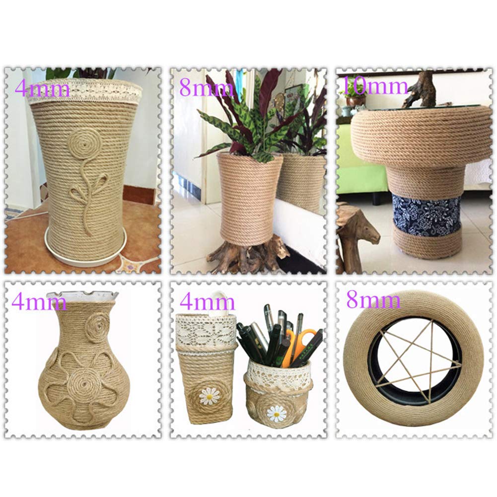 Corda Giardino Fai Da Te Corda Iuta Naturale IMROPE - 15m X 38mm 4