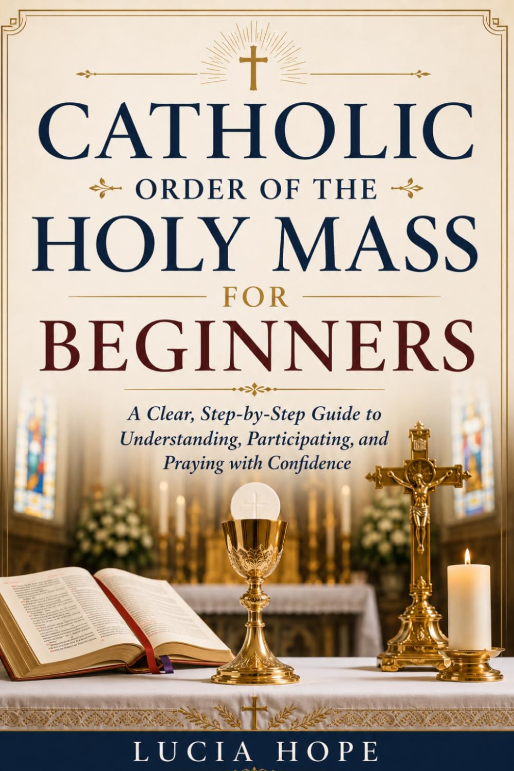 CATHOLIC ORDER OF THE HOLY MASS FOR BEGINNERS: A Clear, Step-by-Step Guide to Understanding, Participating, and Praying with Confidence
