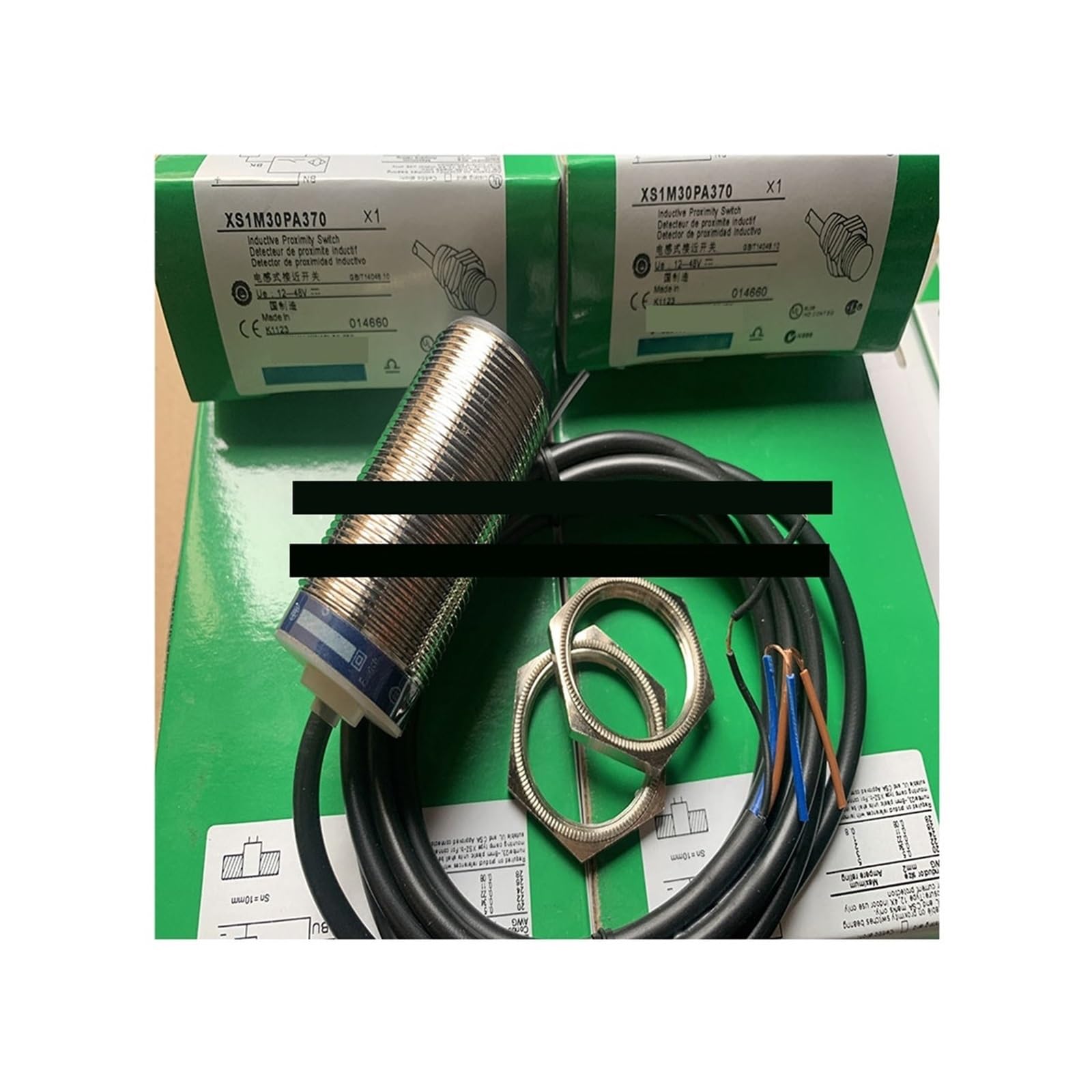 XS1M30PB370C capteur inductif cylindrique M30 pour commande machine
