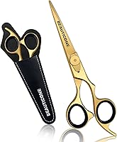 Vista 16 de BEAUTICONE Tijeras de corte de cabello, tijeras de peluquería profesionales de 6.5 pulgadas para corte de pelo, hombres/mujeres, barba y bigote