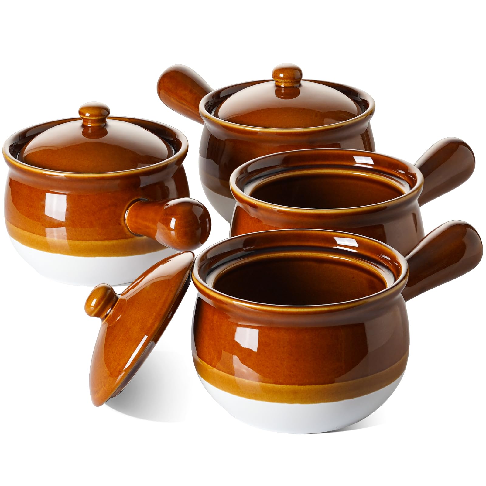 LE TAUCI 16 Oz Bowls with Lids