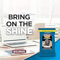 Vista 8 de Weiman Electronic Disinfecting Wipes- 2 Pack - Safely Clean Your Laptop, Computer, TV, Screen Equipment-Electronic Cleaner Wipes-15 Count