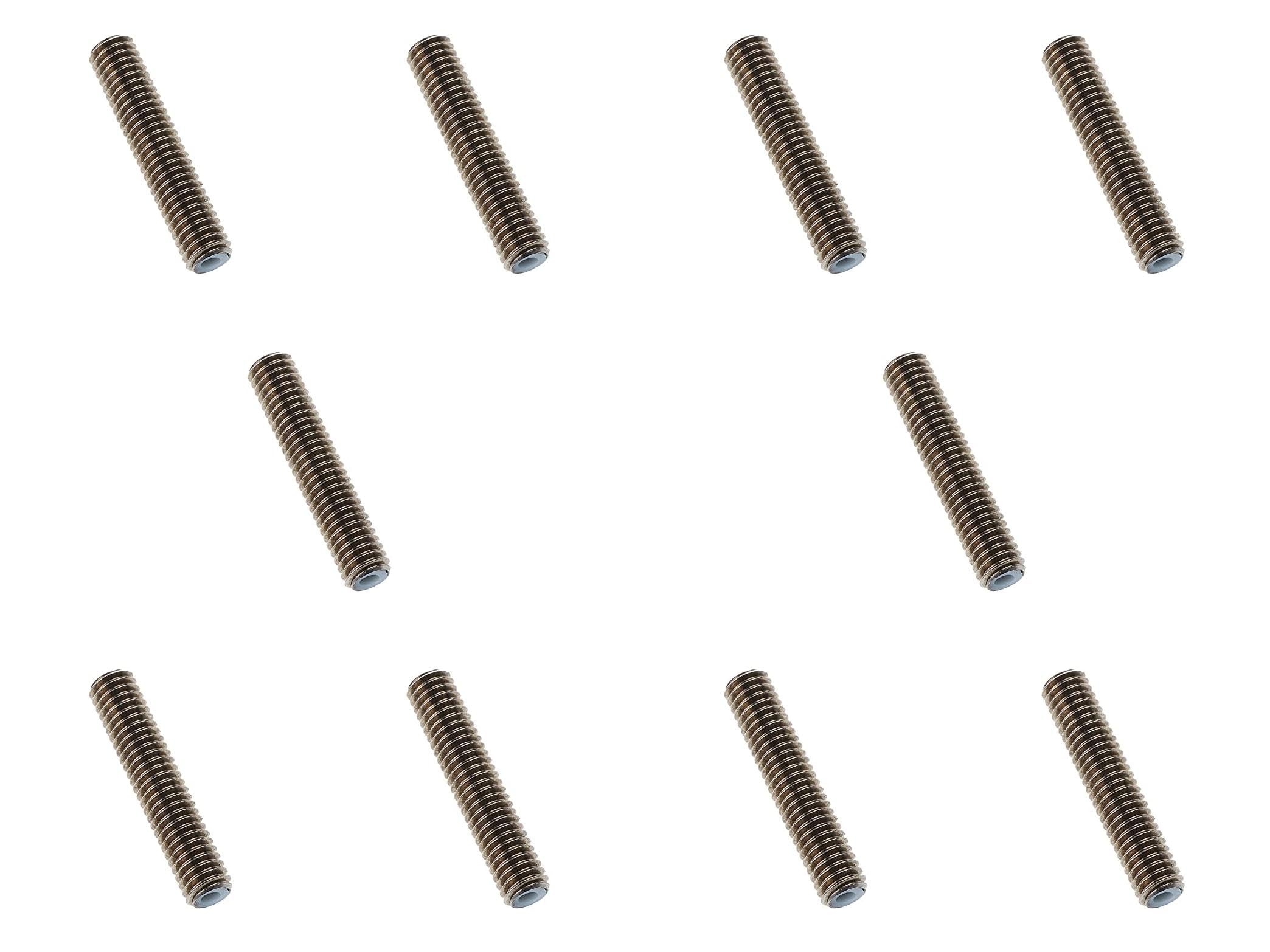 (10 pc) Pro3D M6x30mm Stainless Steel Nozzle Throat with Teflon Tube for 3D Printer 1.75mm Extruder-image-12