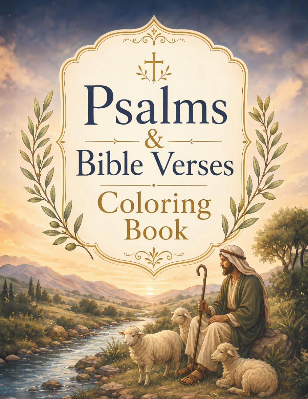 Psalms and Bible Verses Coloring Book: Scripture Designs for Stress Relief, Christian Meditation, and Spiritual Growth