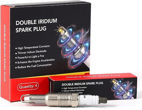 Miniatura 2 de 4 bujías de iridio dobles compatibles con 4Runner Lancer Celica Camry Impreza RAV4 Sienna, piezas de repuesto para generadores