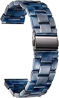 Vista 55 de BINLUN Resin Watch Bands Replacement Watch Straps for Men Women 14 Colors Watchbands Lightweight 12/14/16/18/20/22mm Wrist Bands Fashion