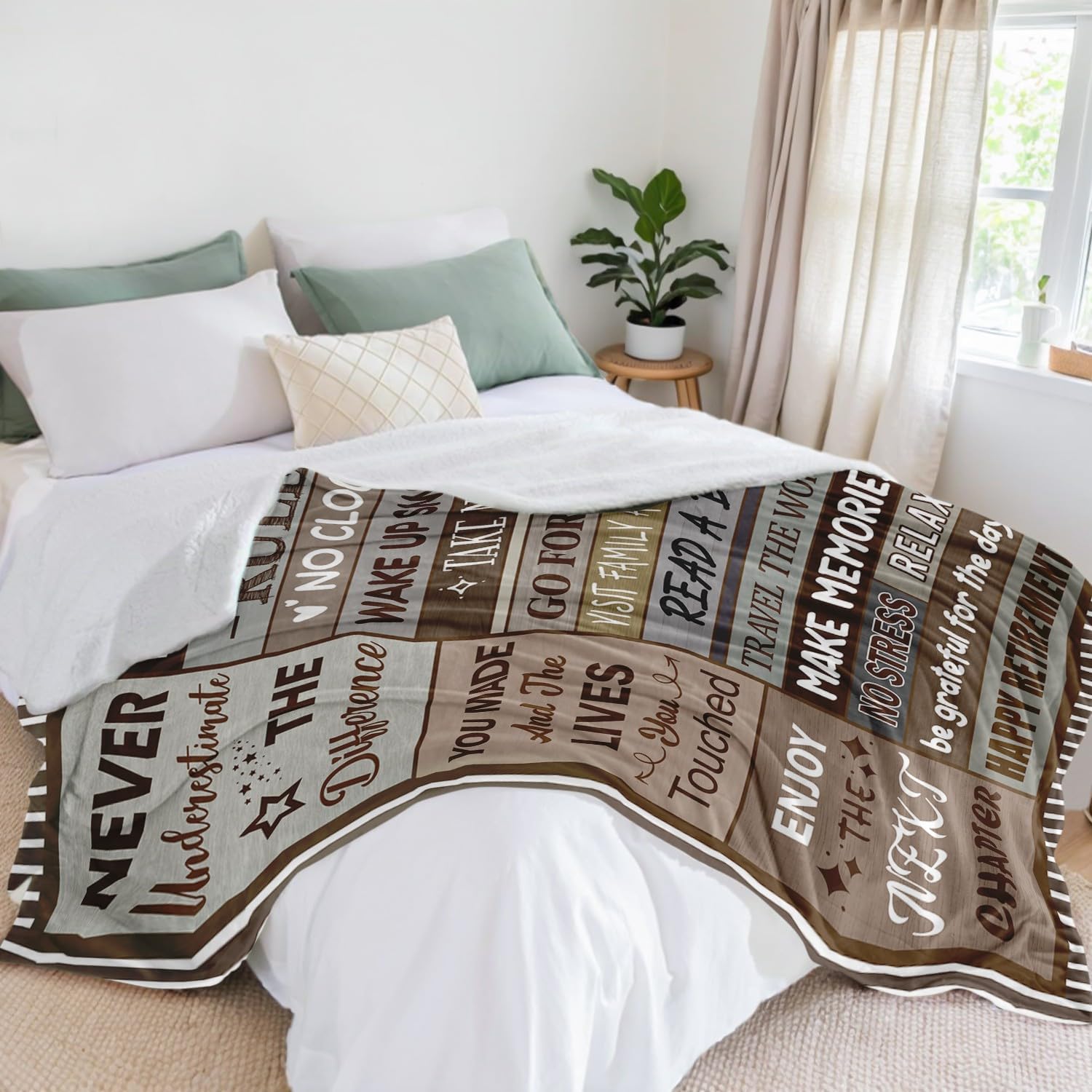 Retirement Gifts for Men Women 2026 - Retirement Blanket for Men Women - Happy Retirement Gifts for Coworker Teacher Boss Friends Retirees - Retirement Party Decorations - Retirement Blanket 50"X60"