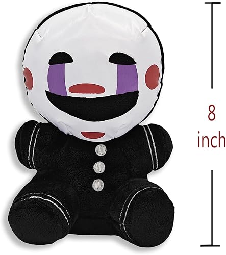 Miniatura 2 de Peluche de marioneta de 8 pulgadas, juguetes de peluche de marioneta FNAF para niños y niñas, regalo de cumpleaños de Navidad, Halloween