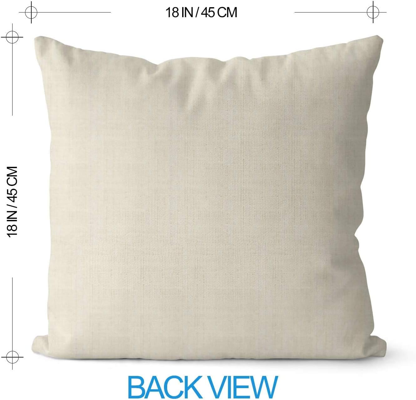 AVOIN colorlife Camper Trailer Campfire Throw Pillow Covers, 18 x 18 Inch Gimme S'More Tree Pillows Cushion Case for Sofa Couch Set of 4 - Image 7