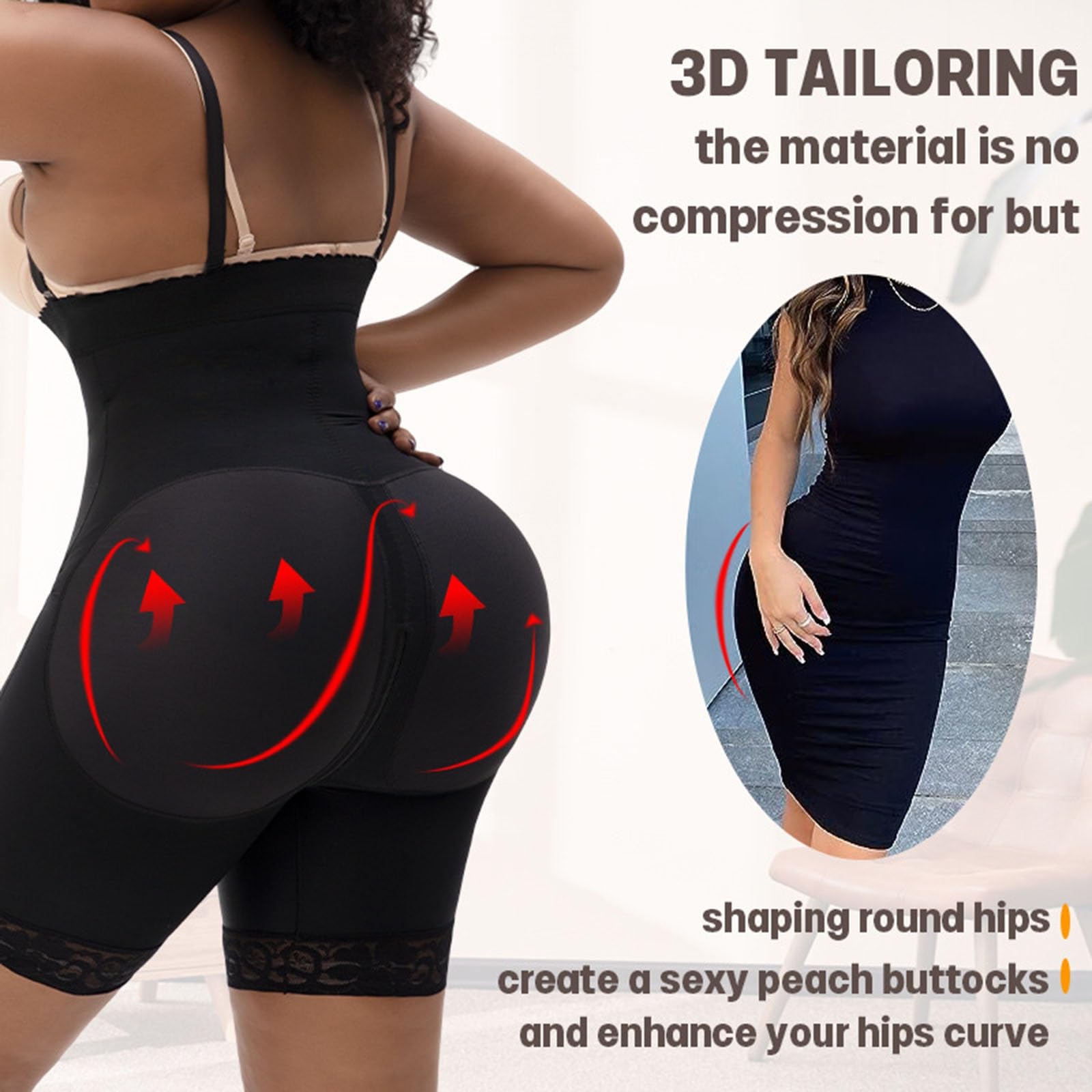 Body Compressivo Post-operatorio da Donna Dopo Liposuzione, Addominoplastica, BBL Fajas Body Modellante Post-parto, Modellante Glutei