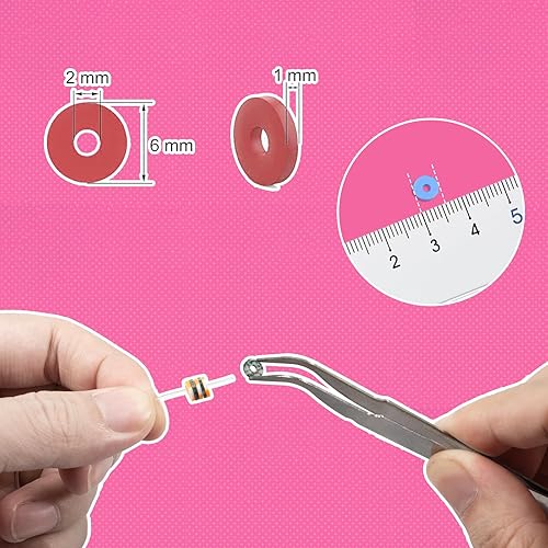 Miniatura 4 de Lynnmos Kit de 6000 piezas de cuentas de arcilla para hacer pulseras, kit de pulseras de la amistad para hacer joyas, juego de cuentas Heishi de 6