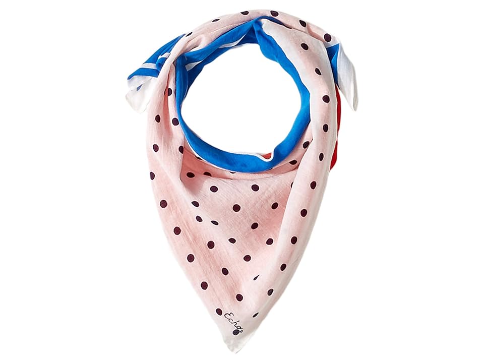 

Echo Design Diagonal Dot Bandana (Resort Red) Scarves